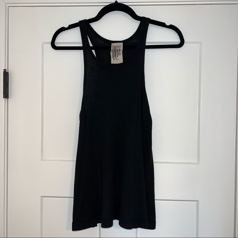Free People High Neck Racerback Tank Top